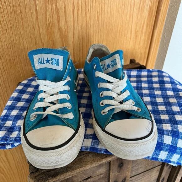 CONVERSE ALL STAR, women\'s size 5 1/2, Aqua blue main image 8